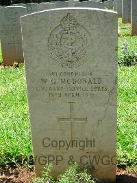 Dar Es Salaam War Cemetery - McDonald, W G